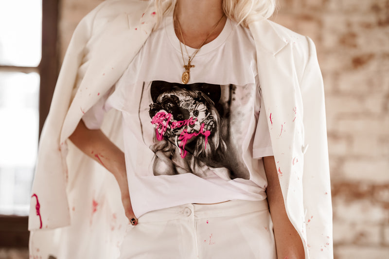 Limited Edition Bloom Girl Tee (White)